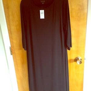 J.jill Wearever black long sleeve dress 2X NWT